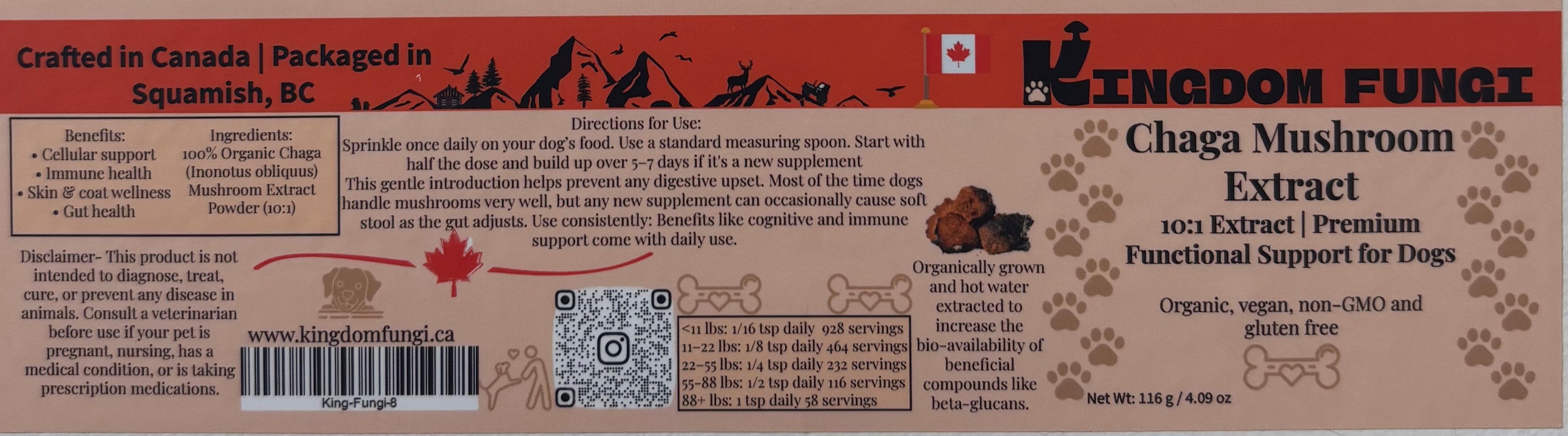 Chaga Mushroom Extract Powder